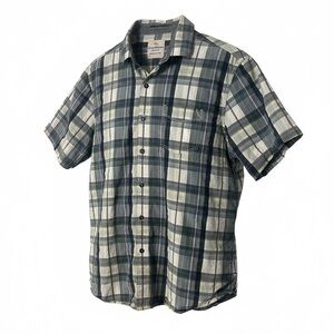 Tommy Bahama Blue and Green Check Shirt